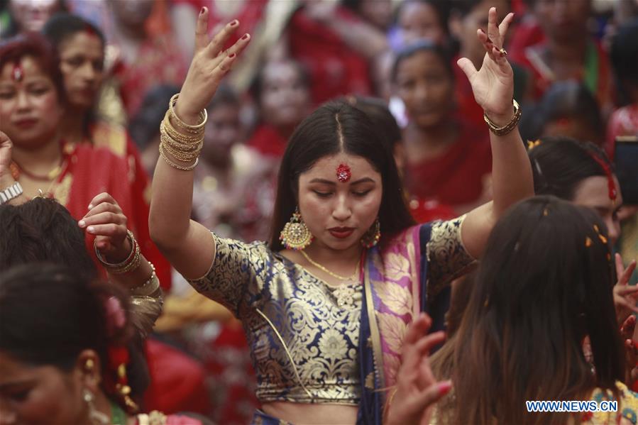 NEPAL-KATHMANDU-TEEJ FESTIVAL