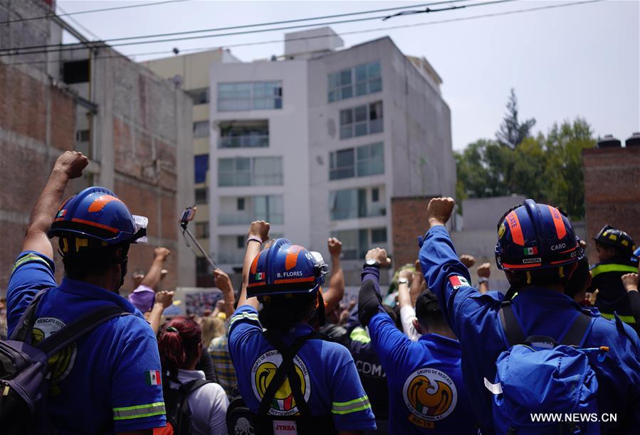 MEXICO-MEXICO CITY-COMMEMORATION-EARTHQUAKE
