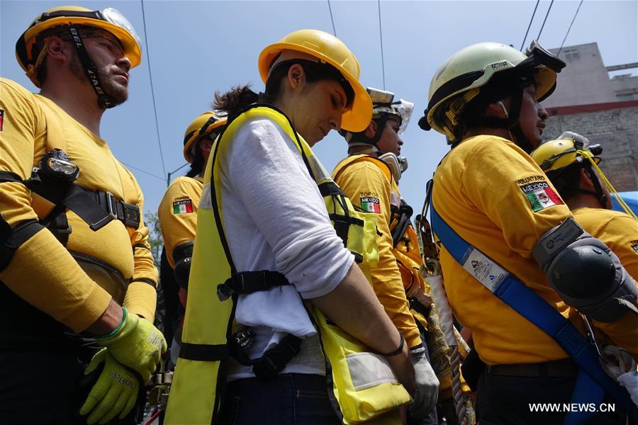 MEXICO-MEXICO CITY-COMMEMORATION-EARTHQUAKE