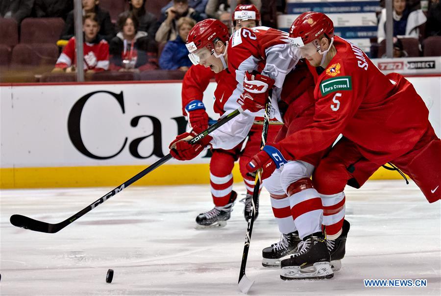 (SP)CANADA-VANCOUVER-INTERNATIONAL-ICE HOCKEY-RUSSIA VS DENMARK