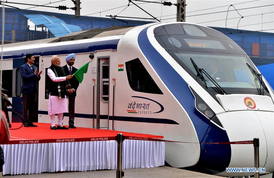 INDIA-NEW DELHI-PM-SEMI HIGH SPEED TRAIN