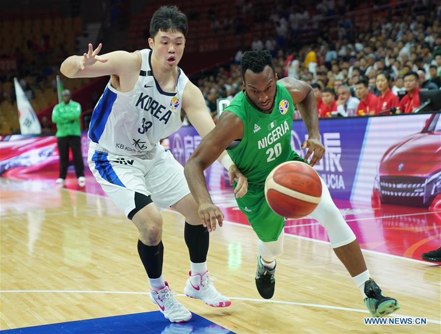 (SP)CHINA-WUHAN-BASKETBALL-FIBA WORLD CUP-GROUP B- SOUTH KOREA VS NIGERIA (CN)