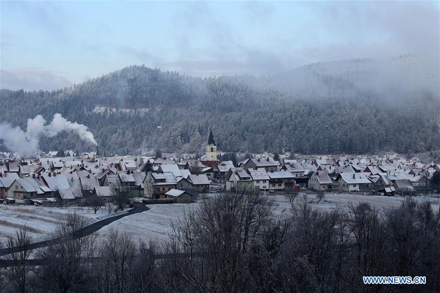 CROATIA-DELNICE-SNOW