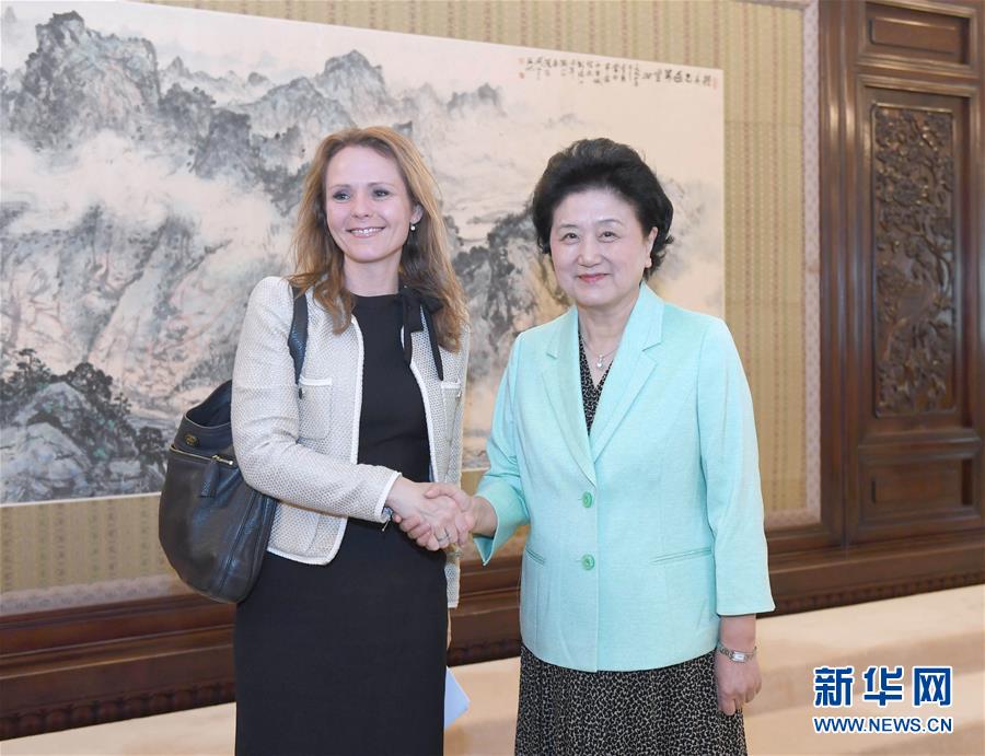 （XHDW）劉延東會見世界反興奮劑機構(gòu)副主席、挪威文化大臣琳達·海勒蘭