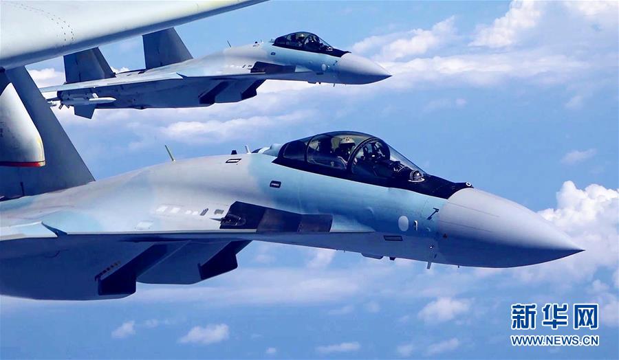 （圖文互動）（2）空軍發布宣傳片展現殲-20、蘇-35、轟-6K海上新航跡