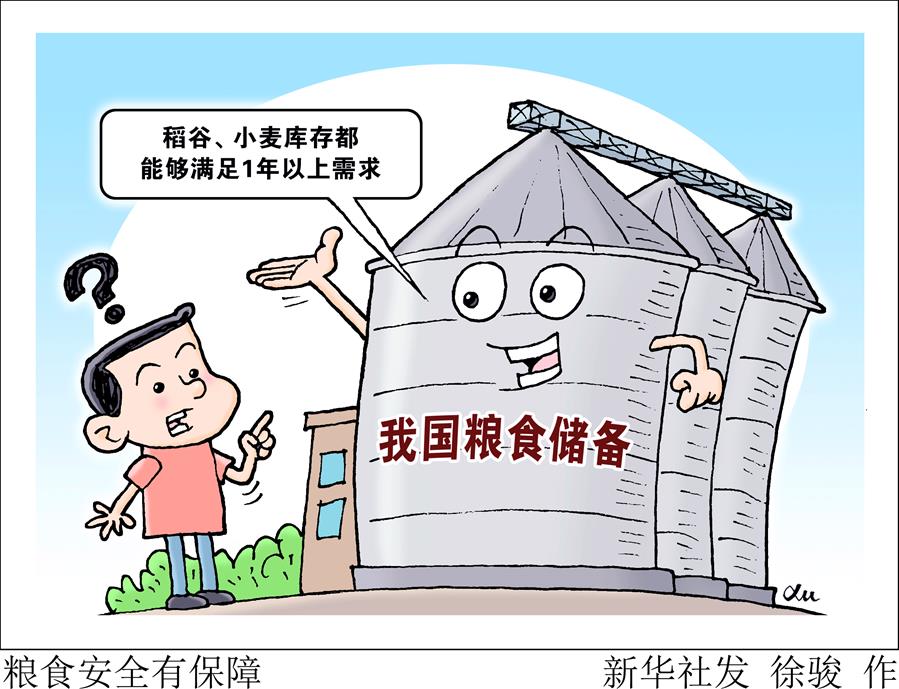 （圖表·漫畫）［經濟］糧食安全有保障 