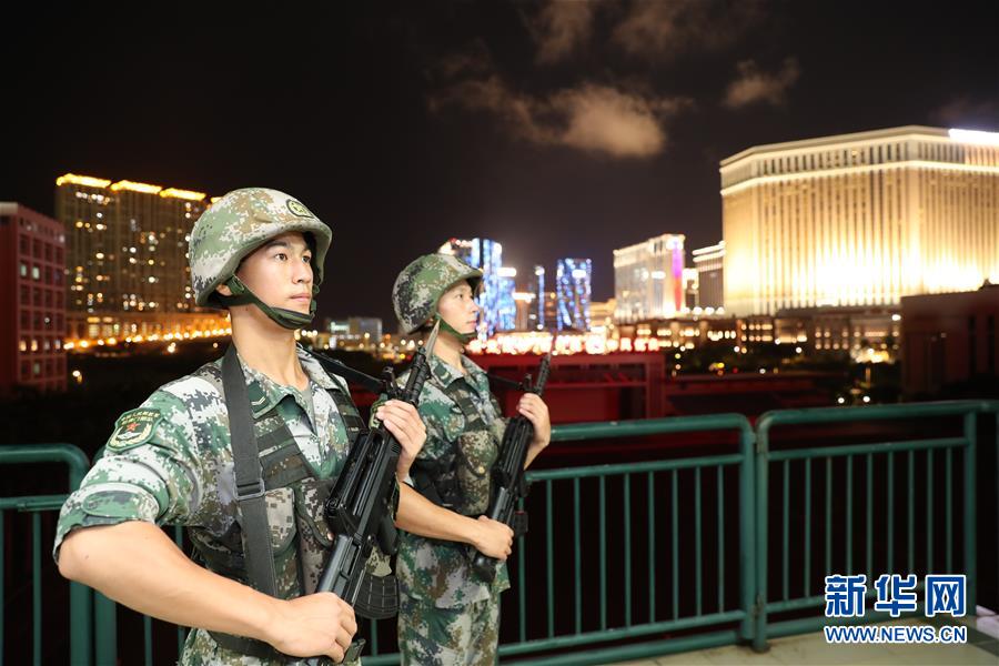 （在習近平強軍思想指引下·我們在戰位報告·圖文互動）（1）駐澳門部隊：濠江之畔，最可愛的人