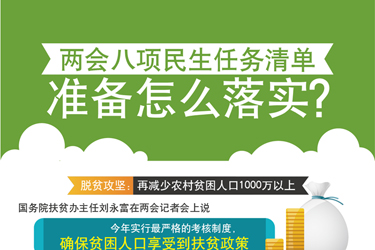 圖表：兩會八項民生任務清單準備怎么落實？
