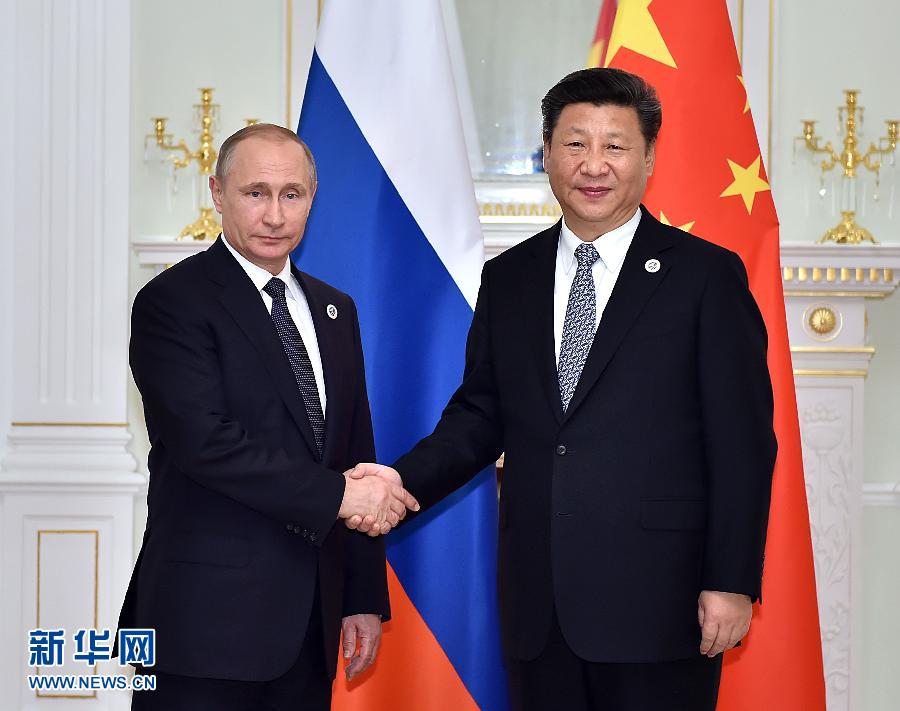 6月23日，國家主席習(xí)近平在烏茲別克斯坦塔什干會(huì)見俄羅斯總統(tǒng)普京。新華社記者李濤攝