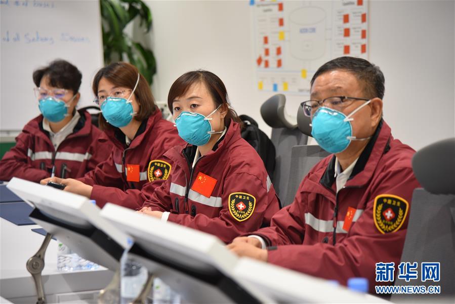 （國際）（2）中國政府抗疫醫療專家組抵達沙特